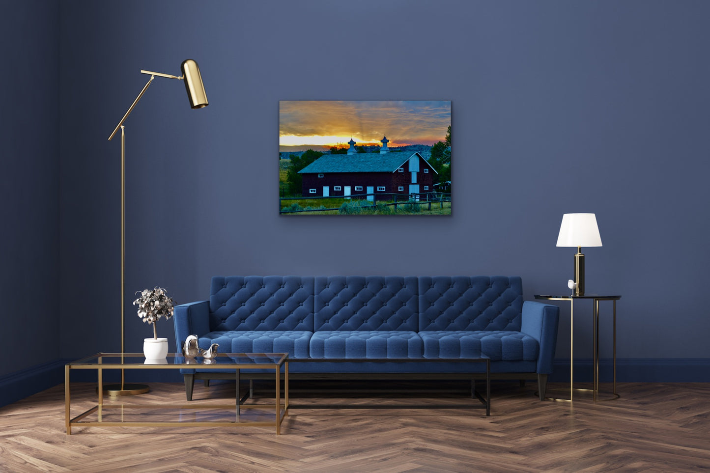 Matte Print, Old Stud Barn Sunrise