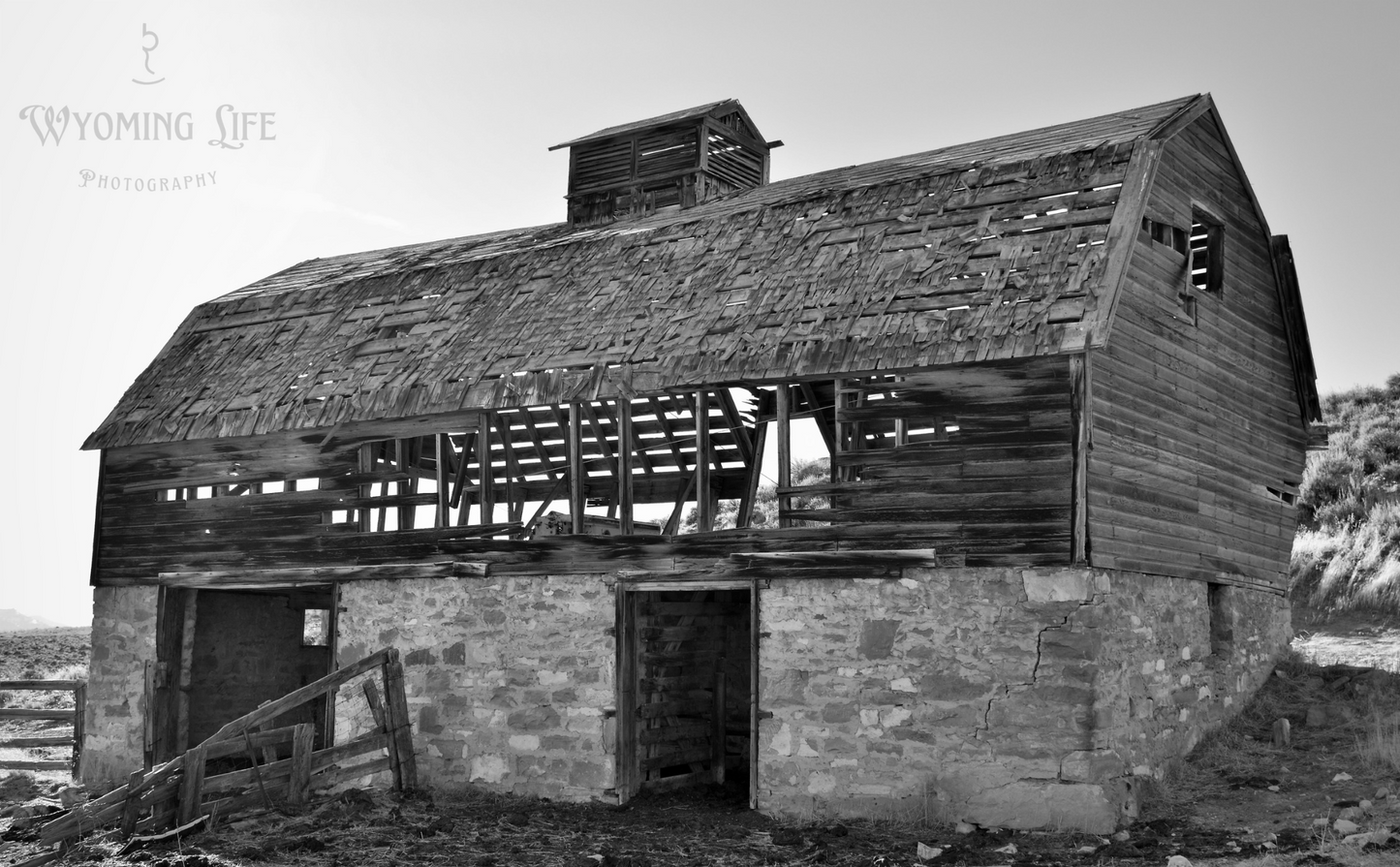 Matte Print, Stone Barn