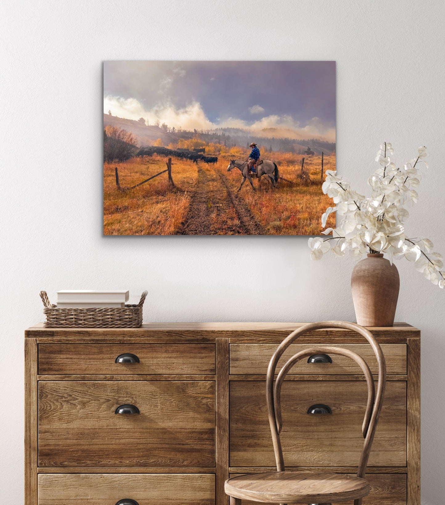 Matte Print, Foggy Autumn