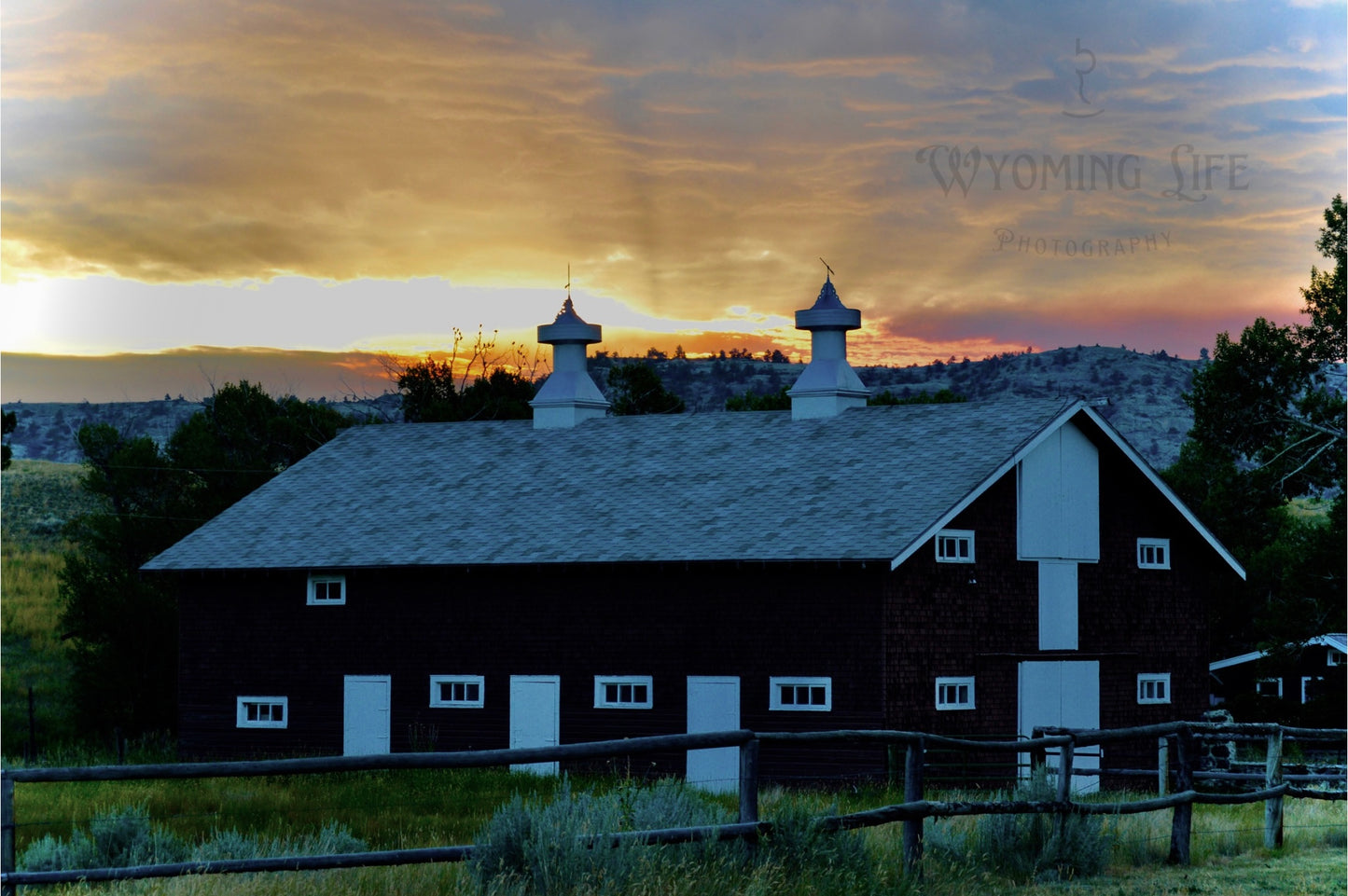 Metal, Old Stud Barn Sunrise