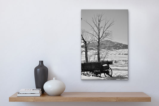 Matte Print, Snow Bound Wagon